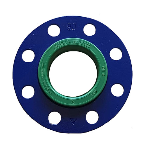 Adaptador macho c/brida metálica Ansiº